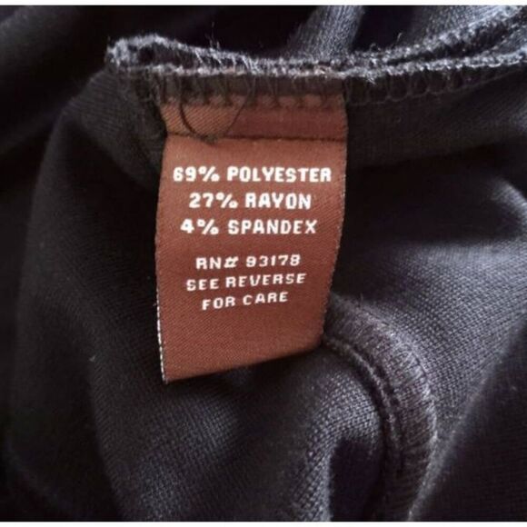 ADRIENNE VITTADINI BLACK BODYCON ZIPPER DRESS SZ.6 EUC. - Picture 8 of 8